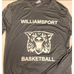 Long Sleeve Tee Basketball Wildcat Head Logo 